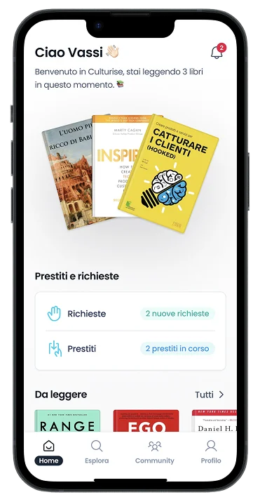 Home - I tuoi libri e prestiti